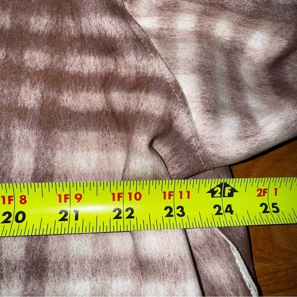 Workshop Republic Beige Flannel Faux Leather Suede Shacket Snap Buttons - Picture 9 of 13